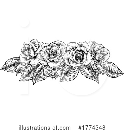 Royalty-Free (RF) Rose Clipart Illustration by AtStockIllustration - Stock Sample #1774348