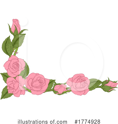Royalty-Free (RF) Rose Clipart Illustration by AtStockIllustration - Stock Sample #1774928