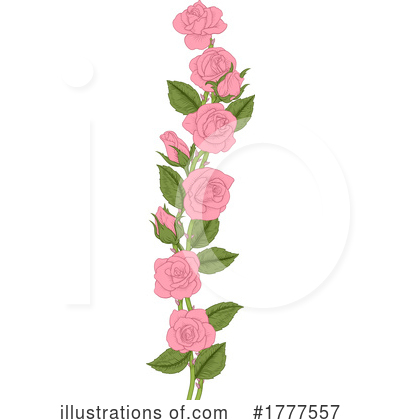 Royalty-Free (RF) Rose Clipart Illustration by AtStockIllustration - Stock Sample #1777557