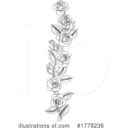 Royalty-Free (RF) Rose Clipart Illustration by AtStockIllustration - Stock Sample #1778236