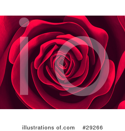 Royalty-Free (RF) Rose Clipart Illustration by Tonis Pan - Stock Sample #29266