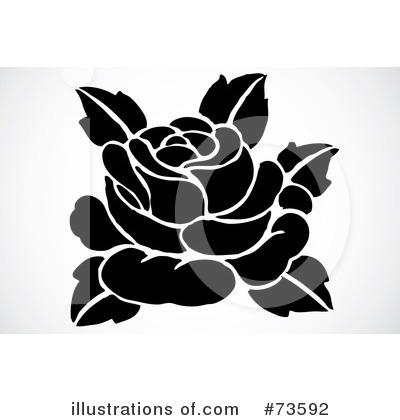 Royalty-Free (RF) Rose Clipart Illustration by BestVector - Stock Sample #73592