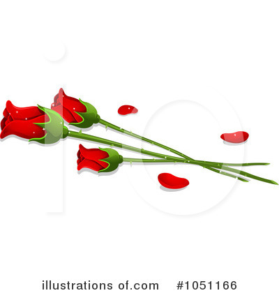 Royalty-Free (RF) Roses Clipart Illustration by BNP Design Studio - Stock Sample #1051166