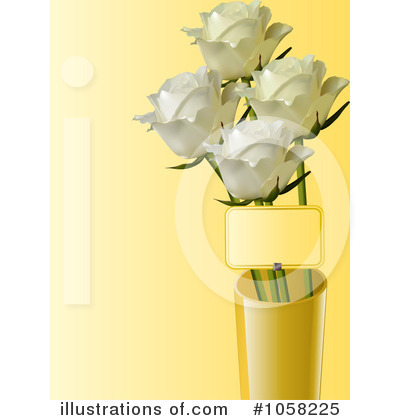 Ivory Rose Clipart #1058225 by elaineitalia