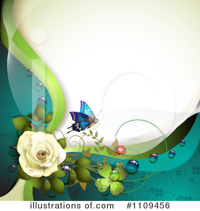 Royalty-Free (RF) Roses Clipart Illustration by merlinul - Stock Sample #1109456
