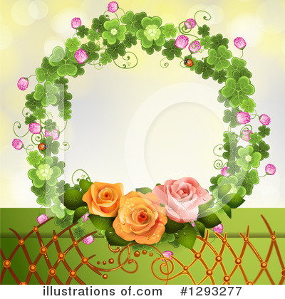 Royalty-Free (RF) Roses Clipart Illustration by merlinul - Stock Sample #1293277