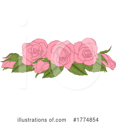 Royalty-Free (RF) Roses Clipart Illustration by AtStockIllustration - Stock Sample #1774854