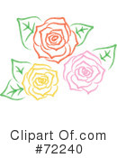 Roses Clipart #72240 by Rosie Piter