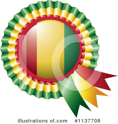 Royalty-Free (RF) Rosette Clipart Illustration by MilsiArt - Stock Sample #1137708