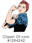 Rosie The Riveter Clipart #1264242 by Dennis Holmes Designs