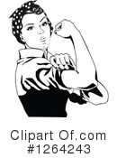 Rosie The Riveter Clipart #1264243 by Dennis Holmes Designs