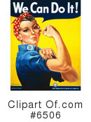 Rosie The Riveter Clipart #6506 by JVPD