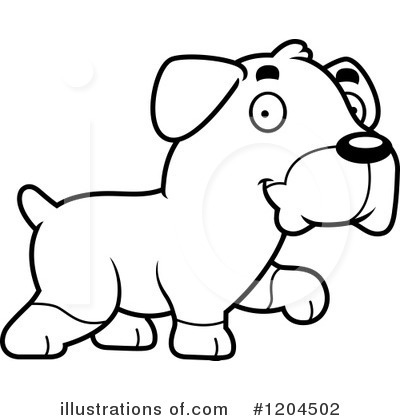 Rottweiler Clipart #1204502 by Cory Thoman