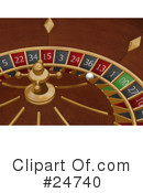 Roulette Clipart #24740 by KJ Pargeter