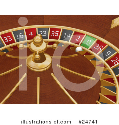 Roulette Wheel Clipart #24741 by KJ Pargeter