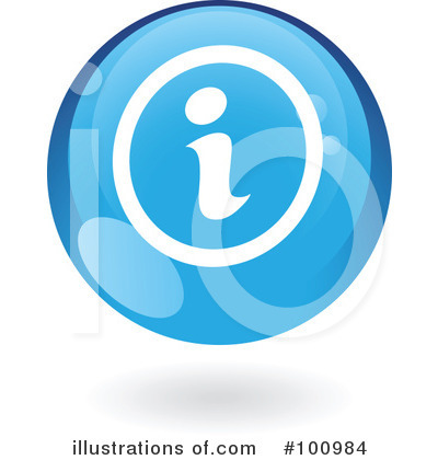 Round Blue Icon Clipart #100984 by cidepix