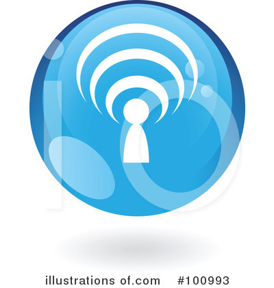 Round Blue Icon Clipart #100993 by cidepix