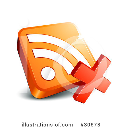 Royalty-Free (RF) Rss Clipart Illustration by beboy - Stock Sample #30678