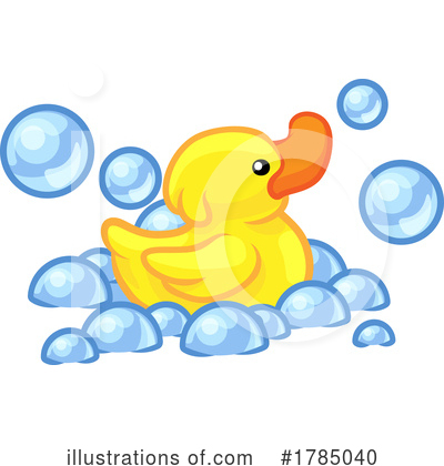 Royalty-Free (RF) Rubber Duck Clipart Illustration by AtStockIllustration - Stock Sample #1785040