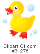 Rubber Ducky Clipart #31276 by Alex Bannykh