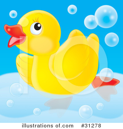 Rubber Ducky Clipart #31278 by Alex Bannykh