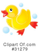 Rubber Ducky Clipart #31279 by Alex Bannykh