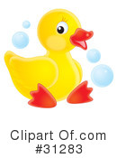 Rubber Ducky Clipart #31283 by Alex Bannykh