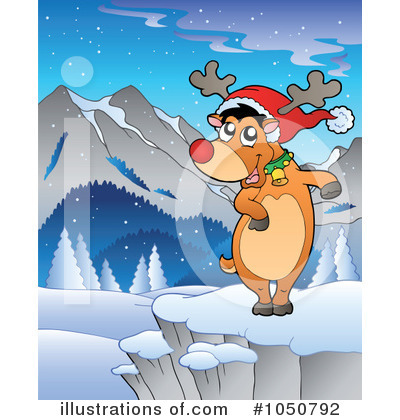 Royalty-Free (RF) Rudolph Clipart Illustration by visekart - Stock Sample #1050792