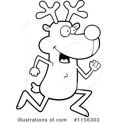 Rudolph Clipart #1156303 by Cory Thoman
