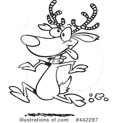Reindeer Clipart #442287 by toonaday