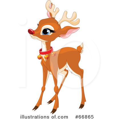 Rudolph Clipart #66865 by Pushkin
