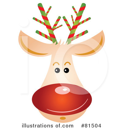 Royalty-Free (RF) Rudolph Clipart Illustration by OnFocusMedia - Stock Sample #81504