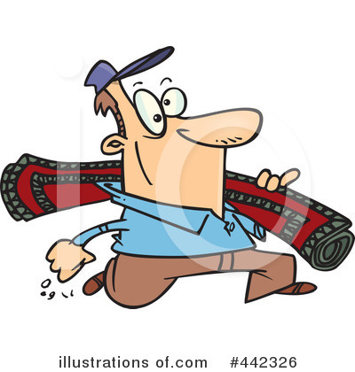 Royalty-Free (RF) Rug Clipart Illustration by toonaday - Stock Sample #442326