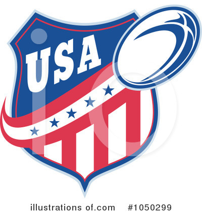 Royalty-Free (RF) Rugby Clipart Illustration by patrimonio - Stock Sample #1050299