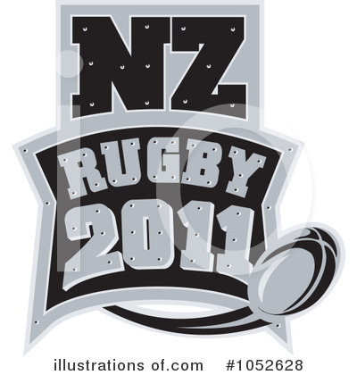 Royalty-Free (RF) Rugby Clipart Illustration by patrimonio - Stock Sample #1052628
