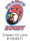 Rugby Clipart #1054671 by patrimonio