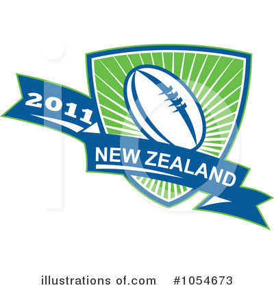 Royalty-Free (RF) Rugby Clipart Illustration by patrimonio - Stock Sample #1054673