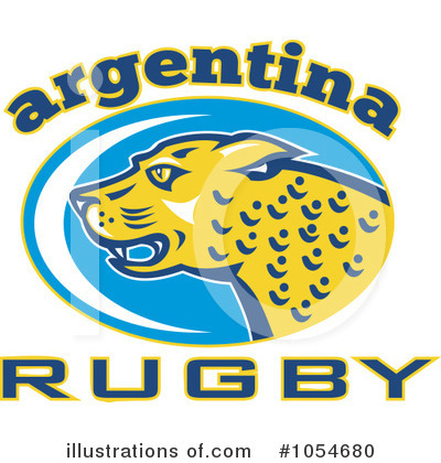 Royalty-Free (RF) Rugby Clipart Illustration by patrimonio - Stock Sample #1054680