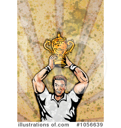 Royalty-Free (RF) Rugby Clipart Illustration by patrimonio - Stock Sample #1056639