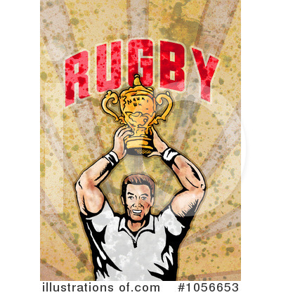 Royalty-Free (RF) Rugby Clipart Illustration by patrimonio - Stock Sample #1056653