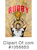 Rugby Clipart #1056653 by patrimonio
