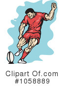 Rugby Clipart #1058889 by patrimonio