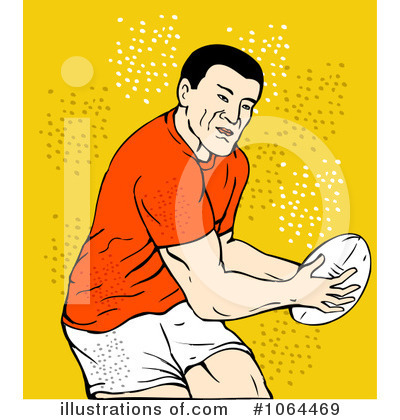 Royalty-Free (RF) Rugby Clipart Illustration by patrimonio - Stock Sample #1064469