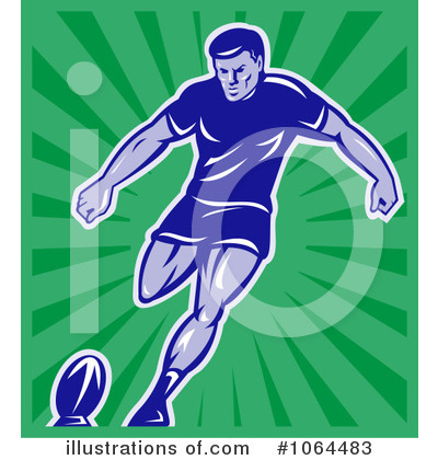 Royalty-Free (RF) Rugby Clipart Illustration by patrimonio - Stock Sample #1064483