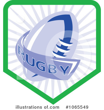 Royalty-Free (RF) Rugby Clipart Illustration by patrimonio - Stock Sample #1065549