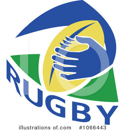 Royalty-Free (RF) Rugby Clipart Illustration by patrimonio - Stock Sample #1066443