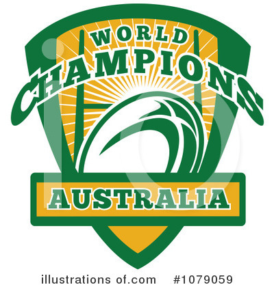 Royalty-Free (RF) Rugby Clipart Illustration by patrimonio - Stock Sample #1079059