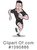 Rugby Clipart #1090886 by patrimonio