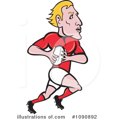 Royalty-Free (RF) Rugby Clipart Illustration by patrimonio - Stock Sample #1090892