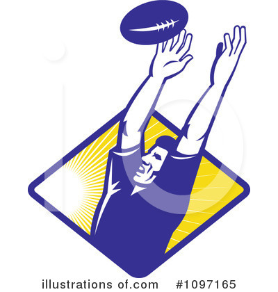 Royalty-Free (RF) Rugby Clipart Illustration by patrimonio - Stock Sample #1097165
